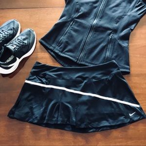 Nike Dri-Fit Black Tennis Skirt/Skort L EUC